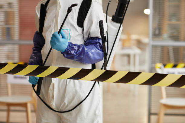 Professional Biohazard technician working in Manor, TX